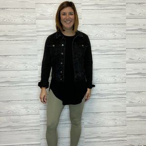 Solid Mid Rise Leggings - Olive